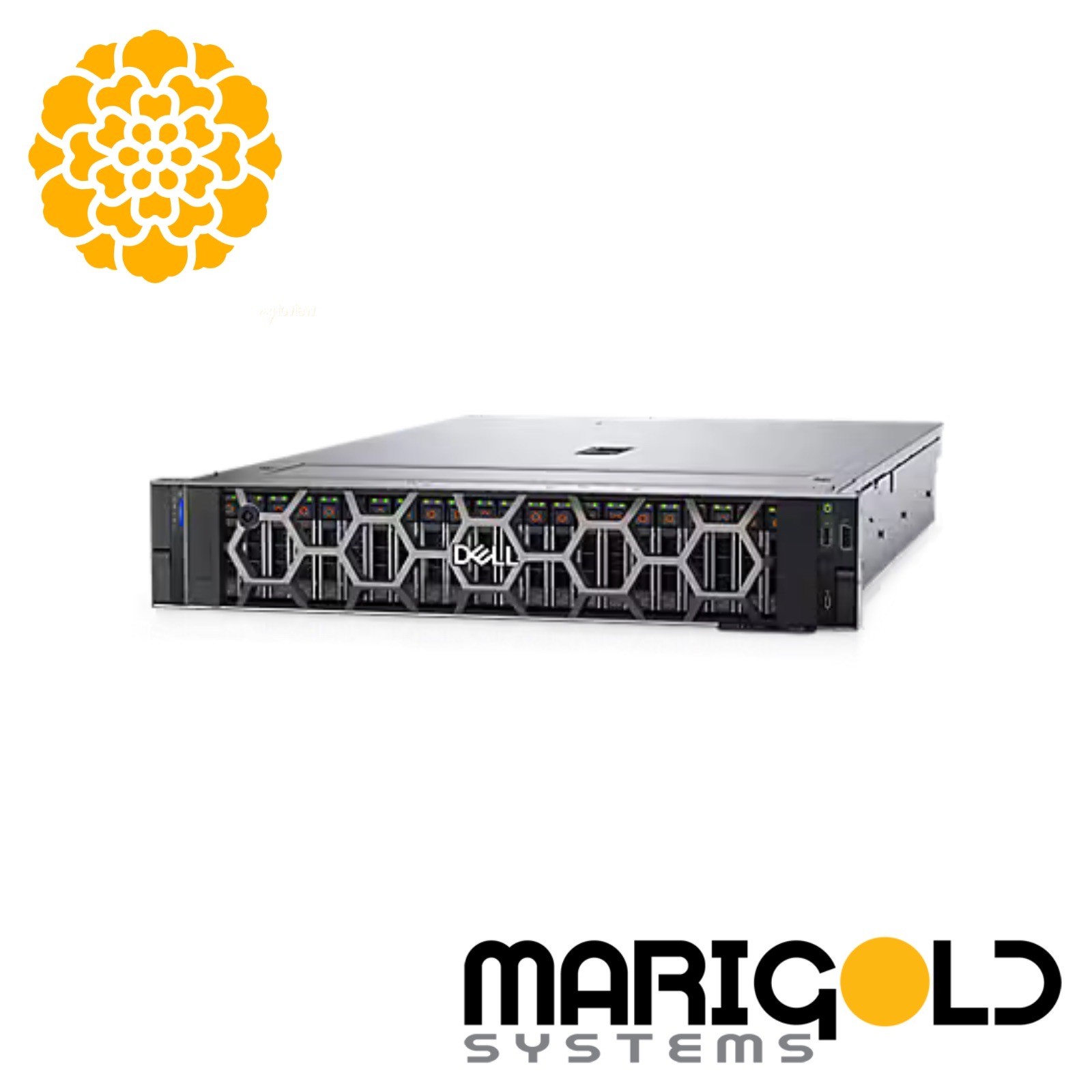 Dell PowerEdge R7625 Server AMD EPYC 9274F, 768GB, 6x800GB 2×3.84TB 2x960GB M2
