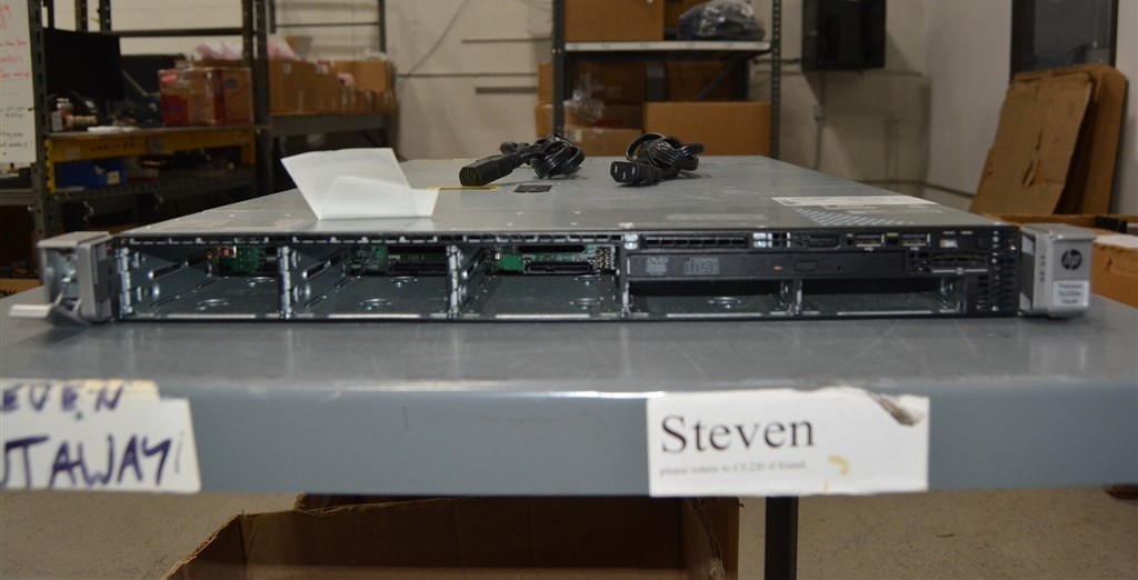 HP PROLIANT DL320E GEN8 D9R20A 2.5×8 Server XEON E3-1230 V2 8GB SEE NOTES