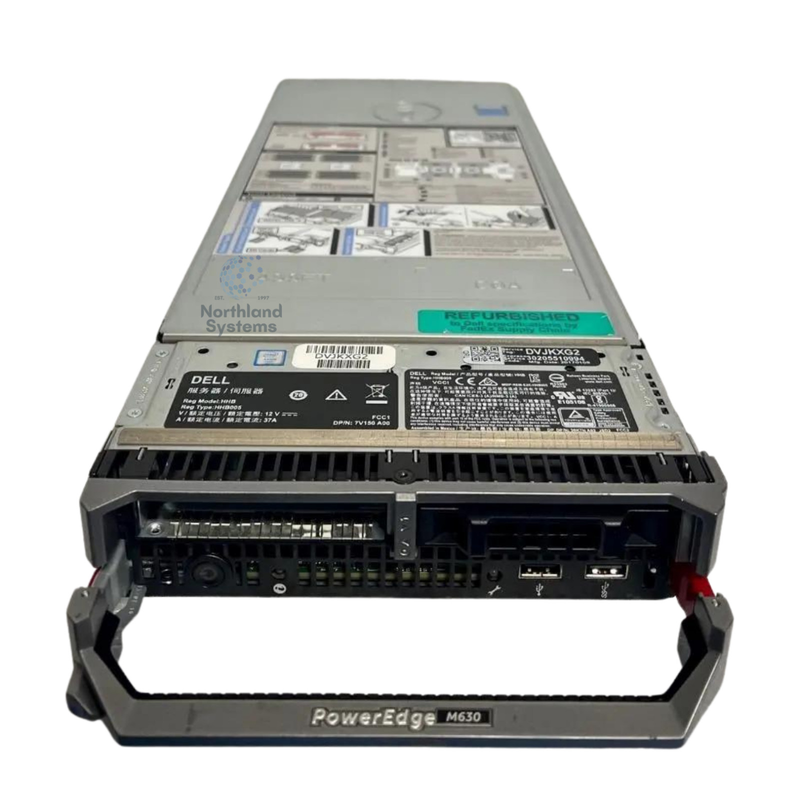 Dell PowerEdge M630 Blade Server Barebone CTO includes 2x Heatsinks SAS/SATA