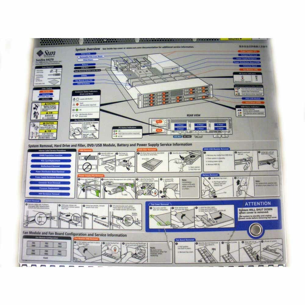 Sun X4270 Server 2x 2.26GHz QC, 16GB, 2x 146GB 10K SAS, DVD, Rack Kit