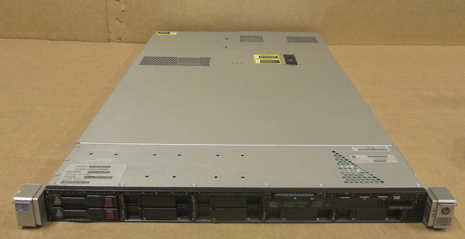 HP ProLiant DL360p Gen8 2x Xeon 6-Core E5-2690 2.9GHz 32GB Ram 1U Rack Server
