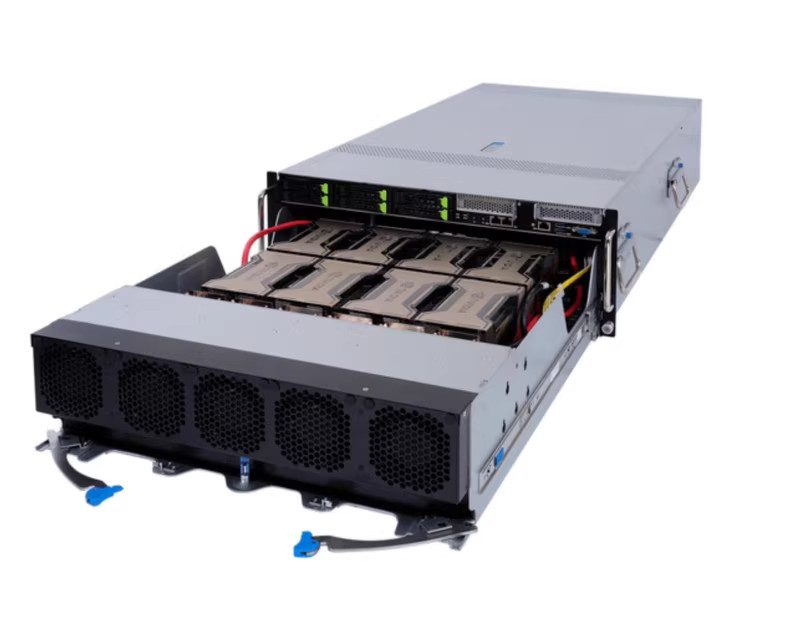 Gigabyte G492-ZD2 8GPU SXM4 Server 6×2.5″ 4x3000W PSU Support EPYC 7003 CPU