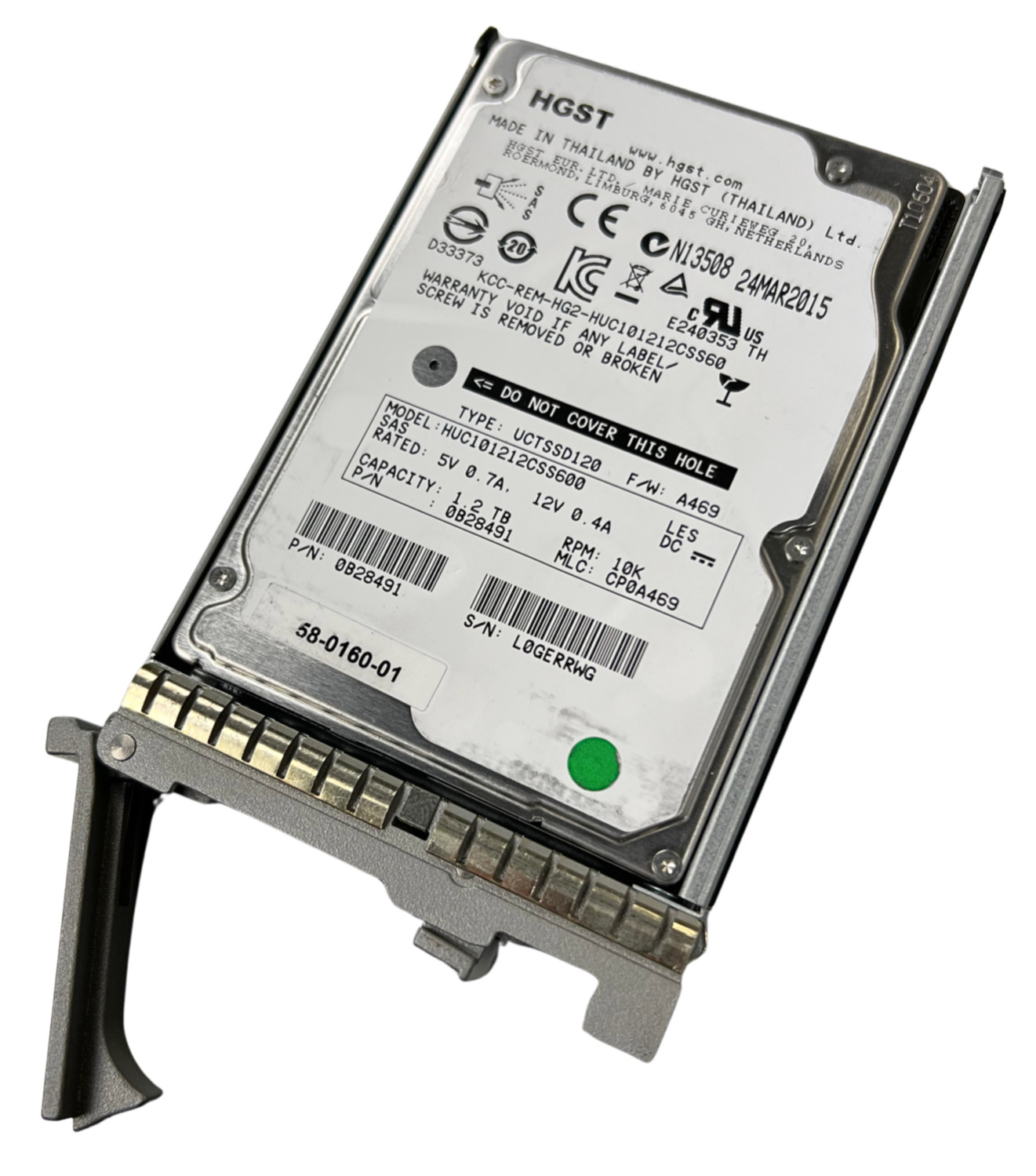Cisco UCS UCSC-C460-M4 12SFF Server – 4x E7-4820 v3 4x 1.2TB, 4x 300GB, 4x PSU