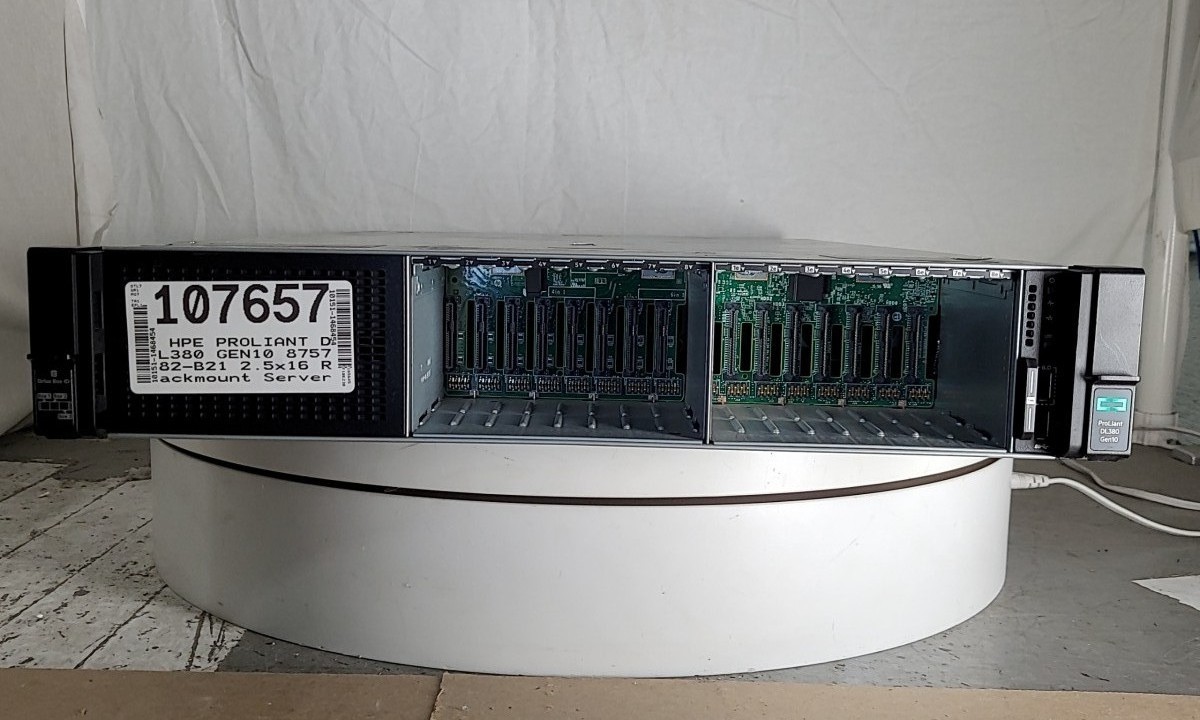 HPE PROLIANT DL380 GEN10 875782-B21 2.5×16 Rackmount Server BAREBONES SEE NOTES