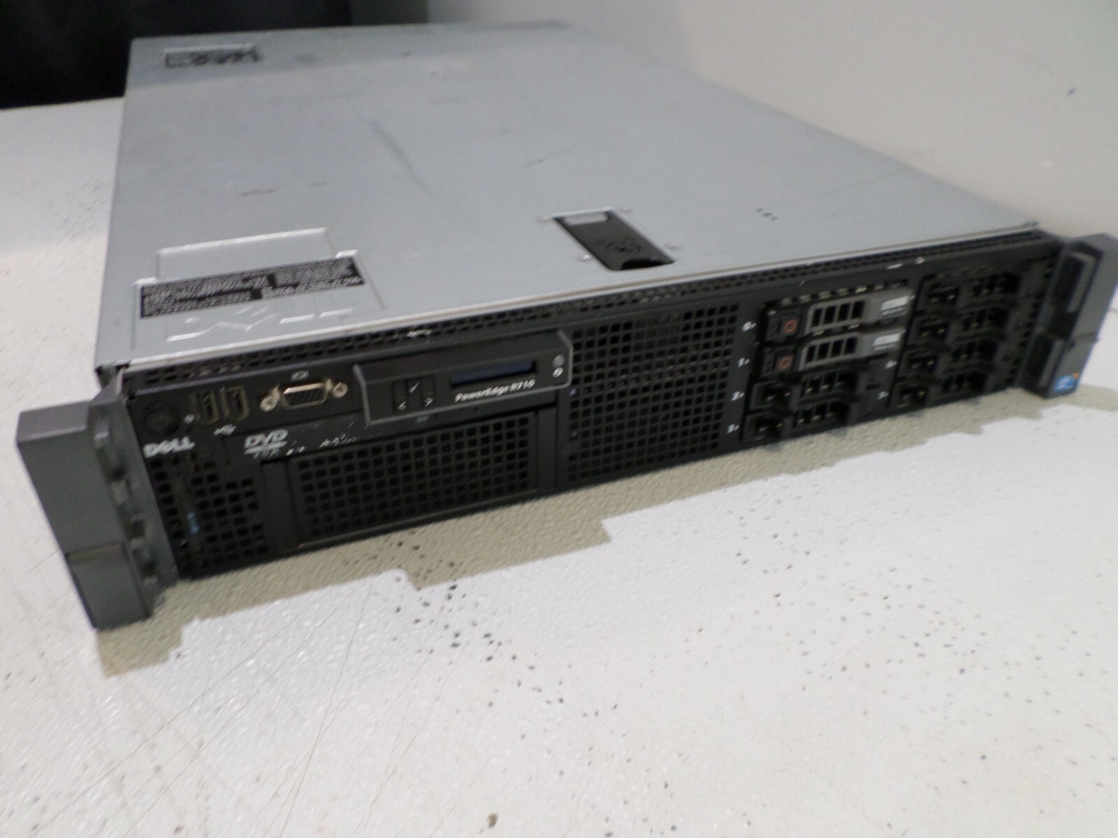 Dell PowerEdge R710 – No RAM, 2 x Xeon X5650, 2 x 146GB HDD, 2 x 870W Pwr Sup