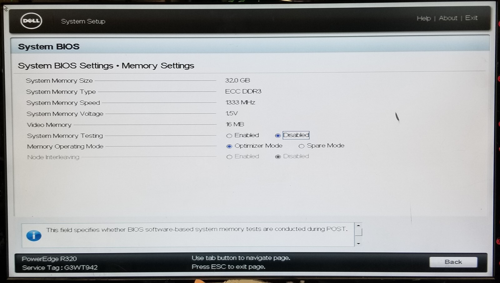 Dell PowerEdge R320 Server 1403 V2 2.60GHz CPU 32GB Perc H310 No HDD SFF 8-Bay
