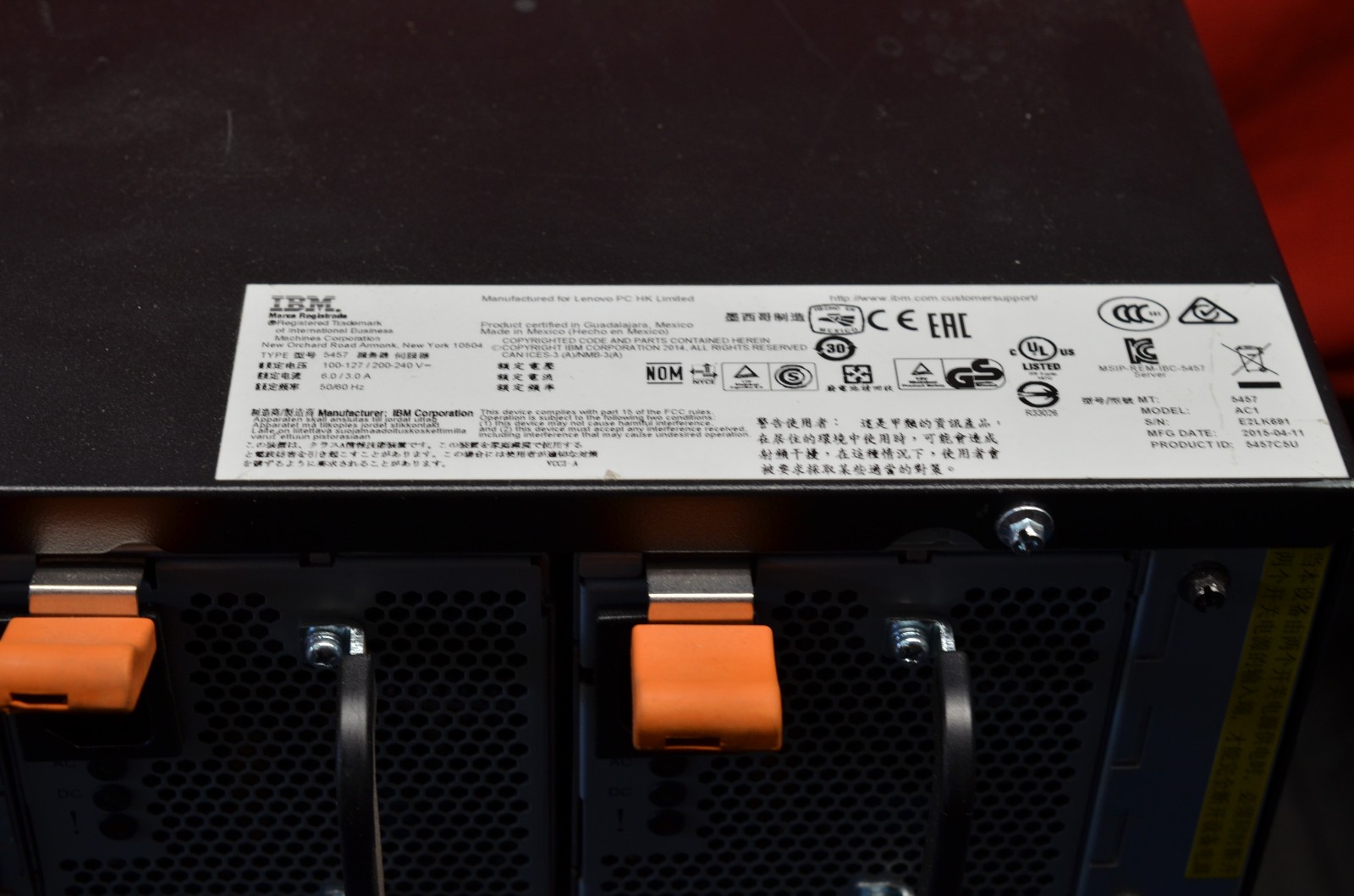 IBM System x3100 M5 tower server working
