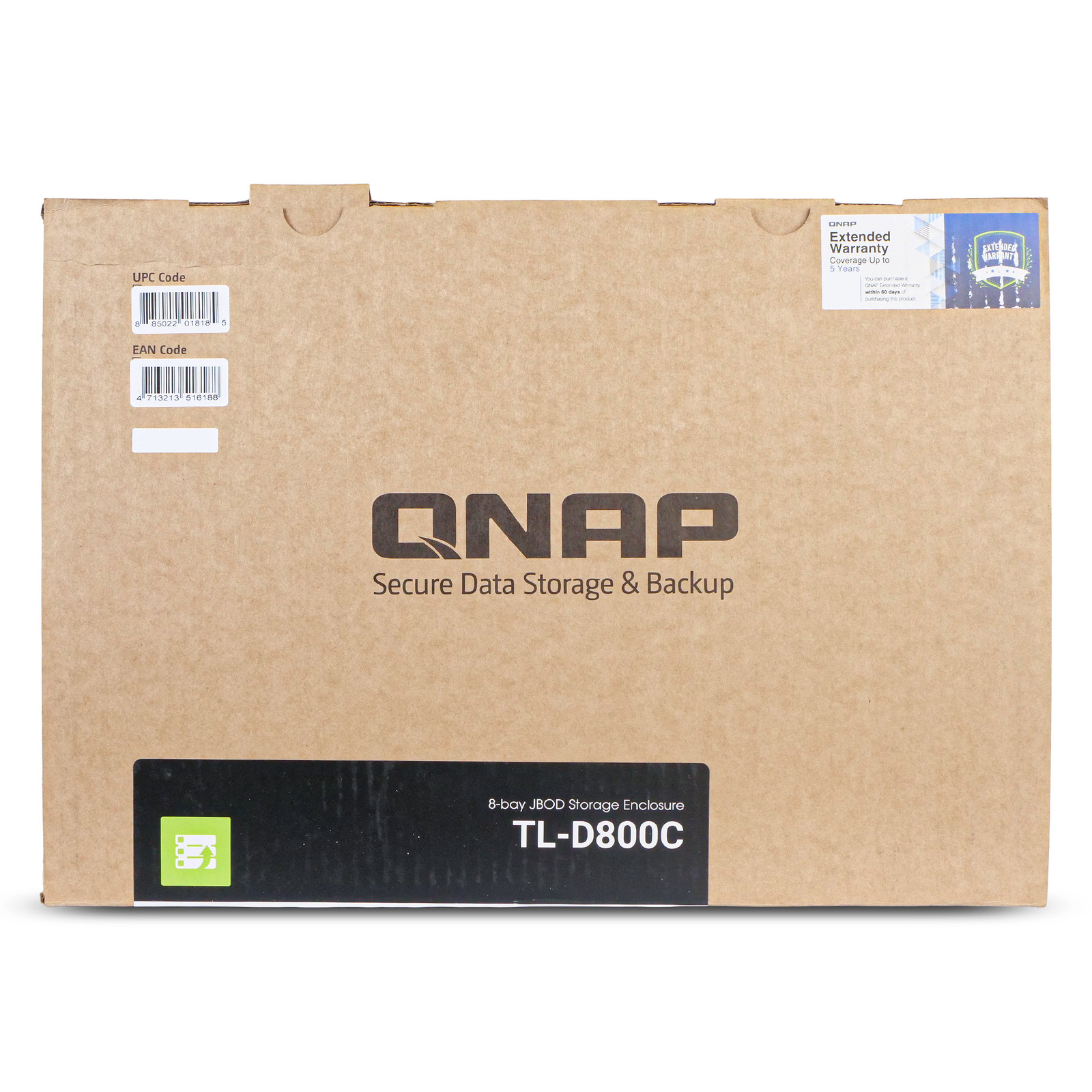 QNAP TL-D800C USB 3.2 Gen2 8-Bay 3.5/2.5″ SATA JBOD Desktop Storage Enclosure
