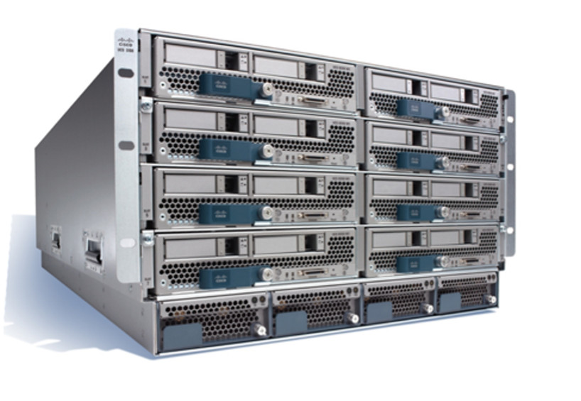 Cisco UCS 5108 Blade Chassis w/ 8xB200 M3, 2xE5-2650-v2 (8×2.6 GHz) 1Tb RAM