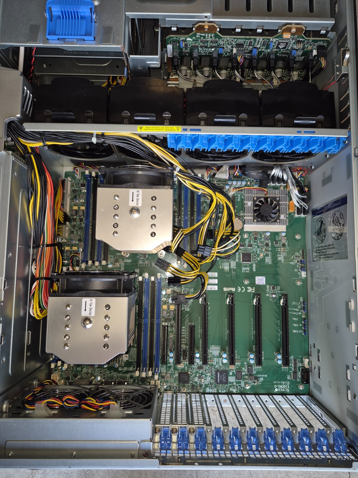 Supermicro 747-20 4U GPU Server,X10DRG-Q,2 E5-2620v4,128GB RAM,2x PWS-2K04A-1R