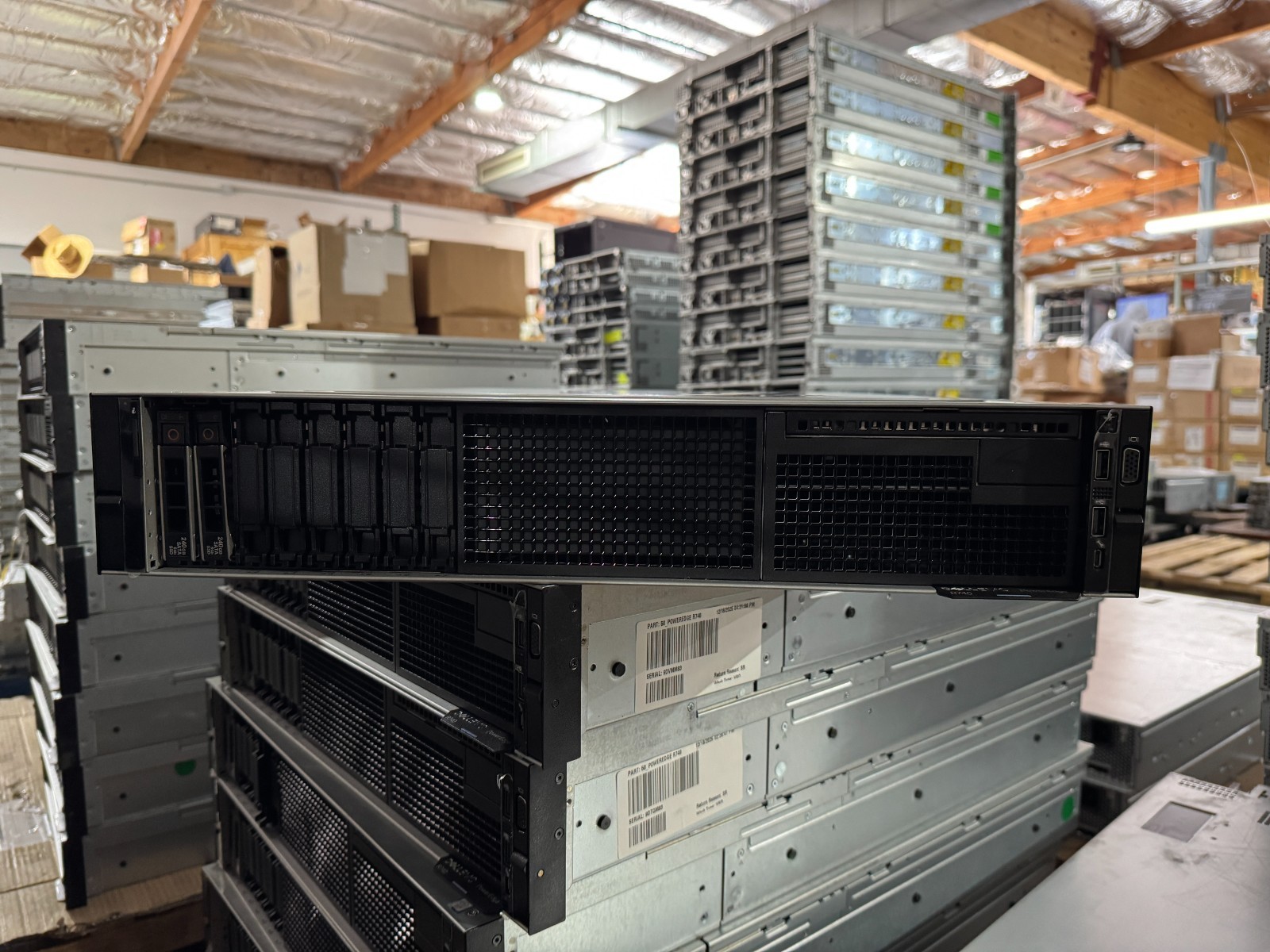 Dell R740 Server 8 Bay H740p UXP CTO 2x Xeon Gold 6258 128GB RAM 1x 240GB SSD