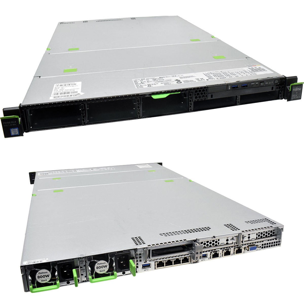 Fujitsu A3C40197123 Primergy RX2530 M4 Server No CPU No RAM 1xHS 4x SFF 2.5
