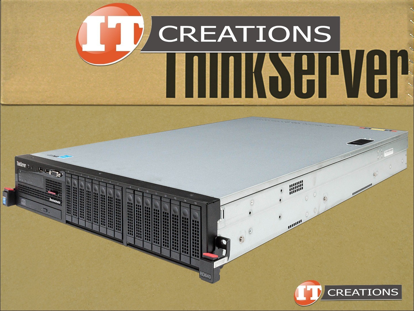 LENOVO THINKSERVER RD640 E5-2603V2 1.80GHZ 32GB 12 X 400GB SSD