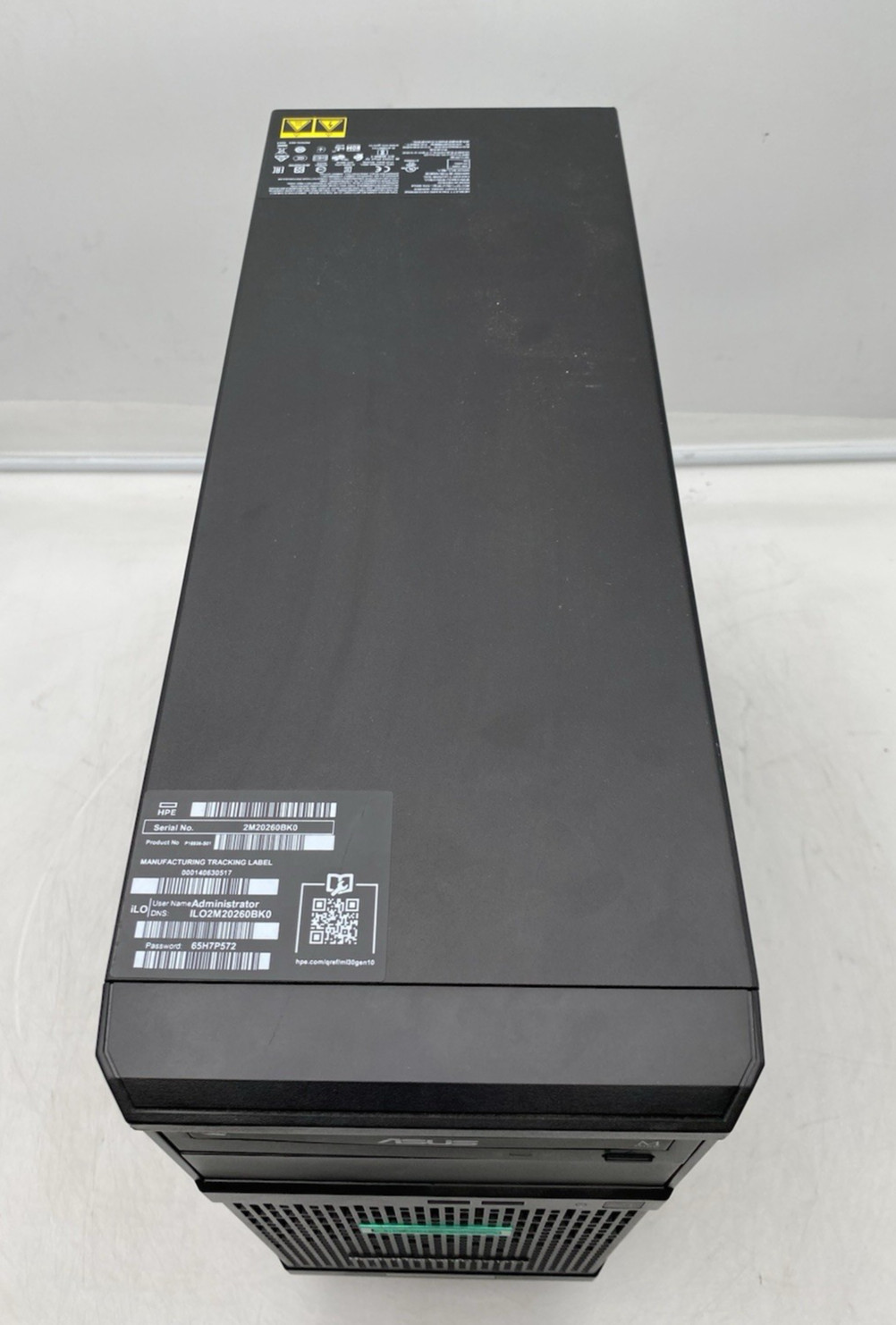 HPE ProLiant ML30 Gen10 Xeon E-2224 3.40GHz 8GB RAM 2x 2TB WD Gold HDDs