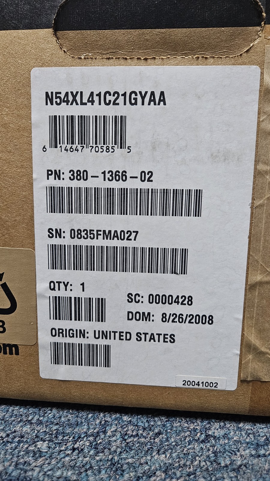 SUN Microsystems Netra 240 Server – N54XL412C21GYAA