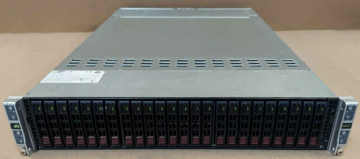 Supermicro SuperServer 2027TR-H72RF 24Bay 4x Node 2x E5-2630v2 64GB RAM X9DRT-HF