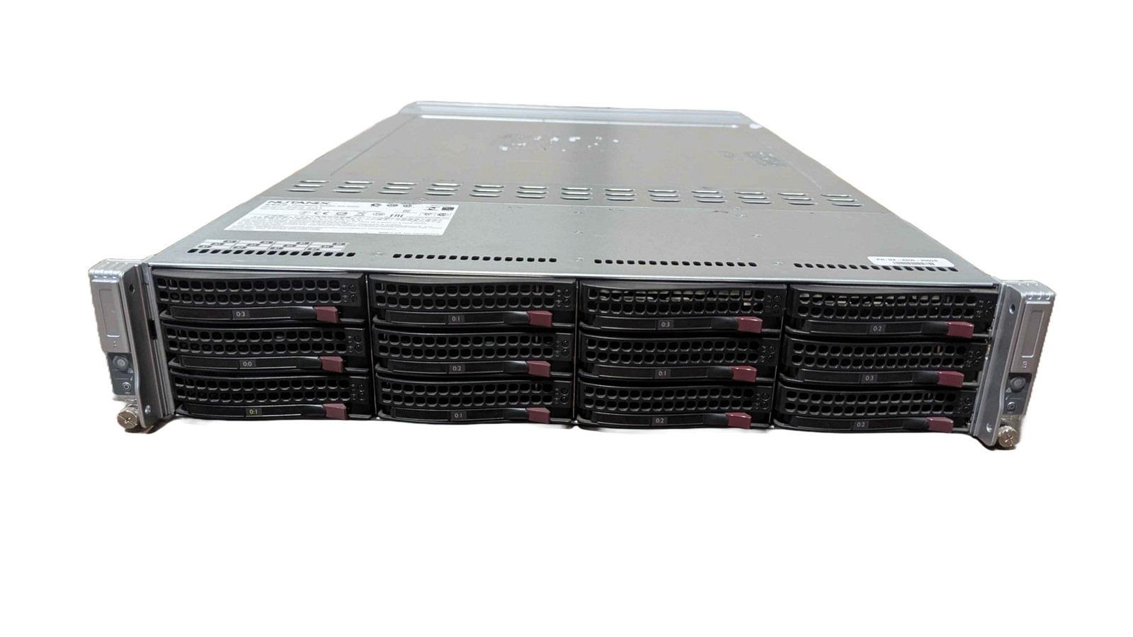 Supermicro 2U CSE-217 2-Node X9DRT-HF+ 4x Xeon E5-2670 v2 2.5ghz 256gb 12xTrays
