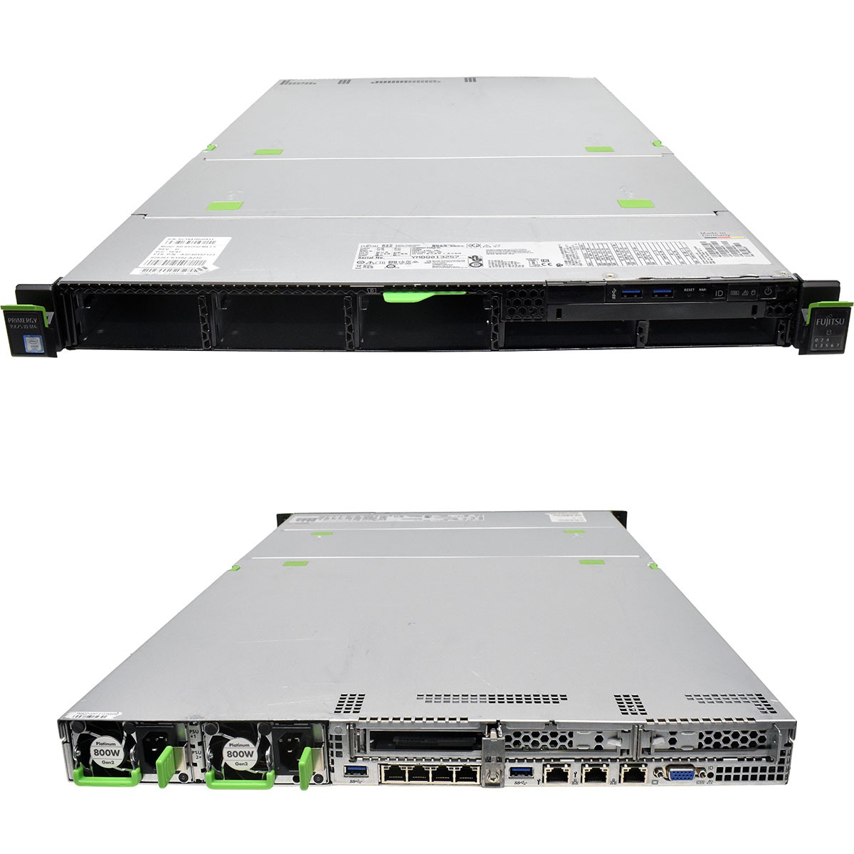 Fujitsu A3C40197123 Primergy RX2530 M4 Server No CPU No RAM 2xHS 4x SFF 2.5