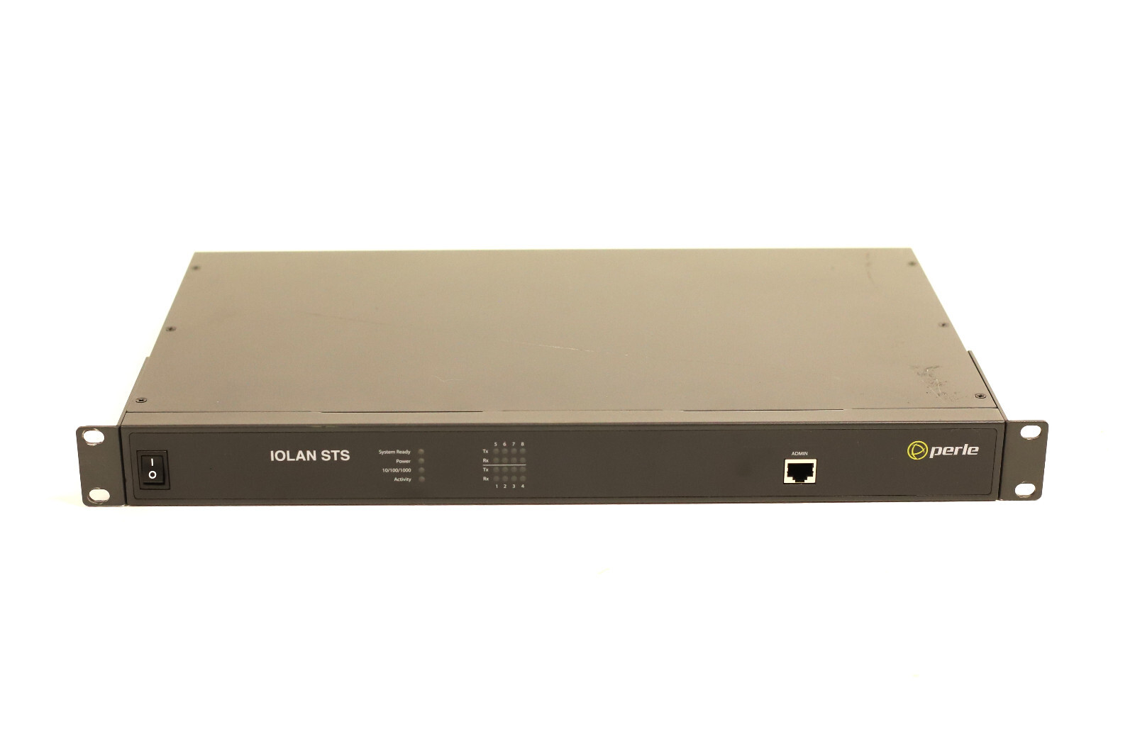 Perle IOLAN STS8 8-Port Ethernet Secure Terminal Server With Ears P/N: 04030410