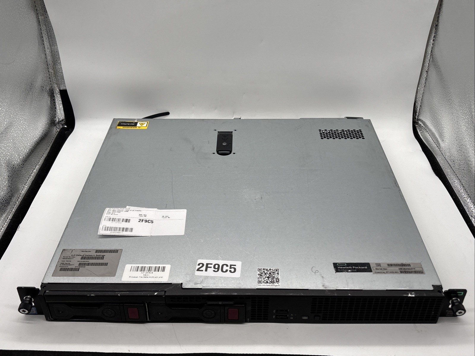 HPE HP ProLiant DL20 Gen9 Xeon CPU E3-1220 v6 @ 3.00GHz – NO RAM – NO HDDs