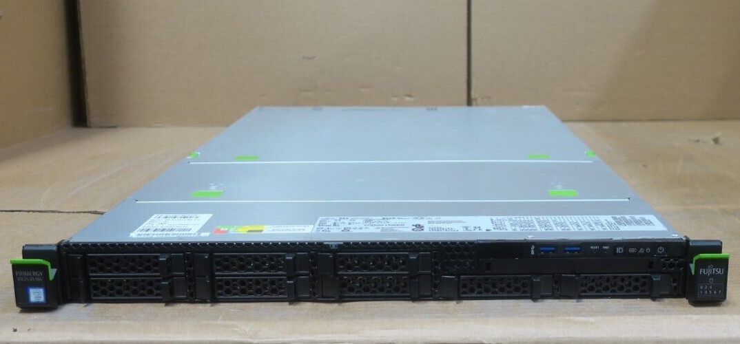 Fujitsu Primergy RX2530 M4 2x 10C Gold 5115 288GB RAM 4x 2.5″ Bay 1U Rack Server