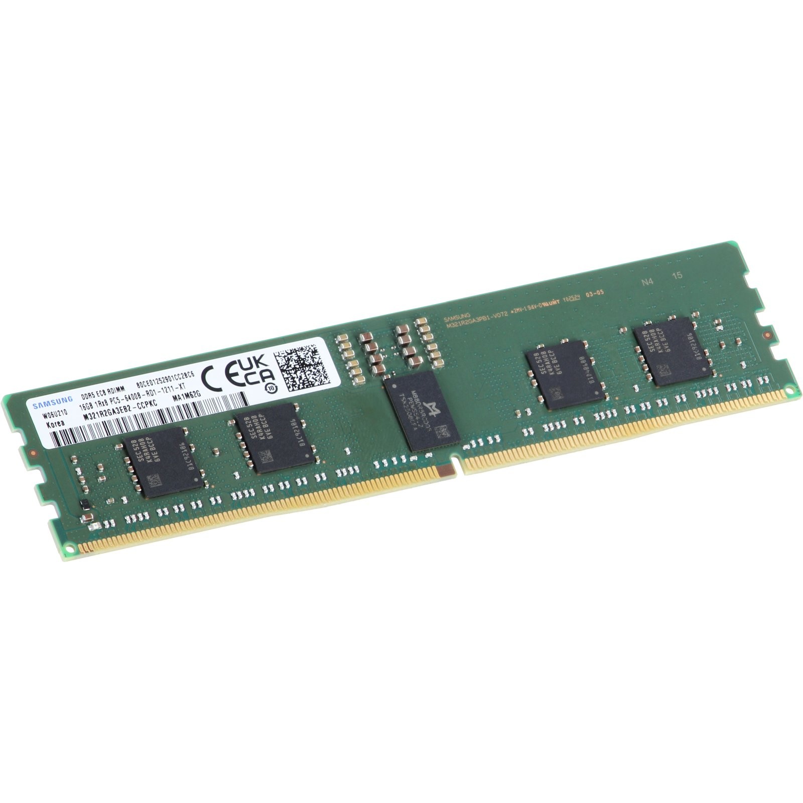 Samsung 16GB 1Rx8 DDR5 RDIMM- 6400MT/s (M321R2GA3EB2-CCPKC)