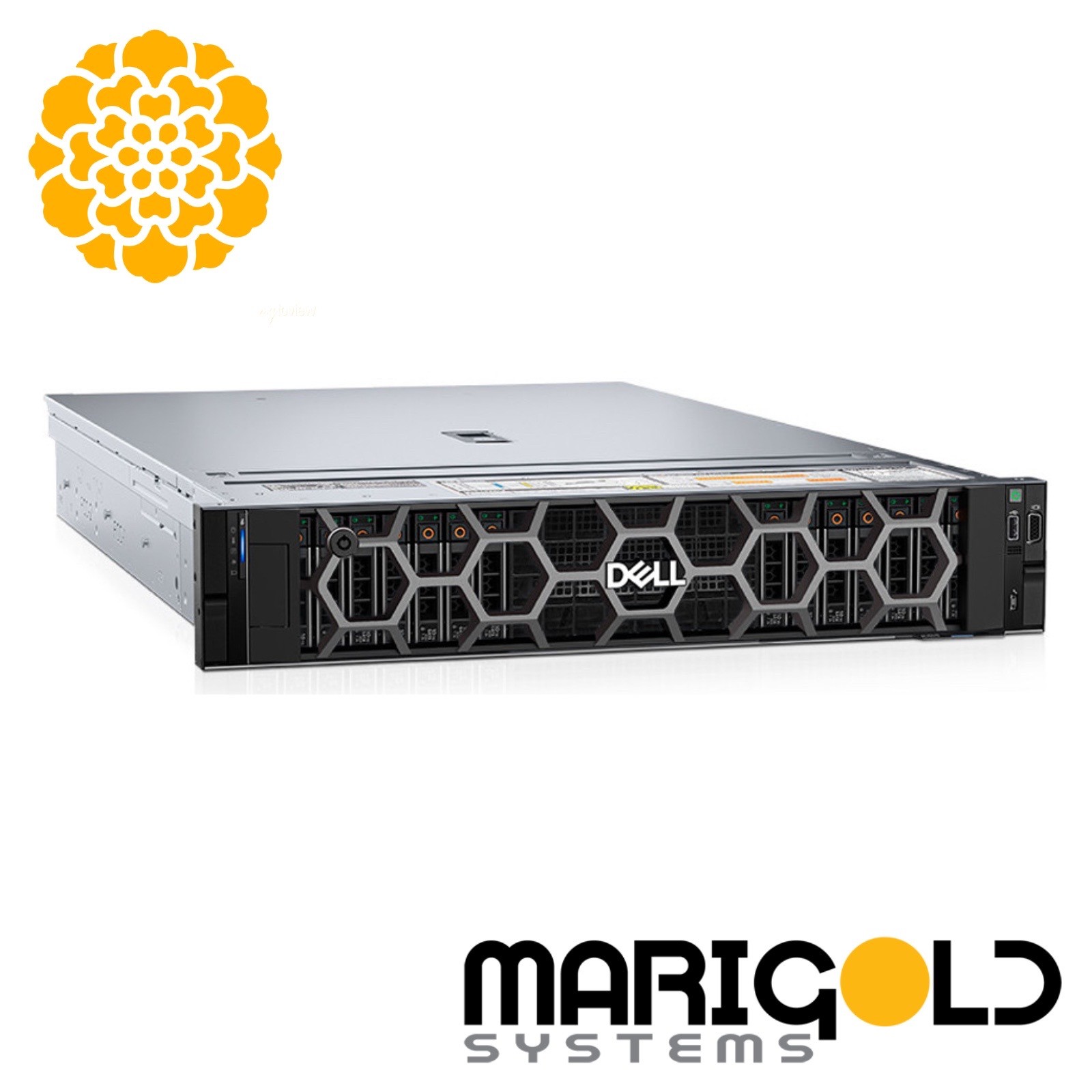 Dell PowerEdge R7625 Server 2x AMD EPYC 9534, 768GB, 6×3.84TB 2x960GB M2