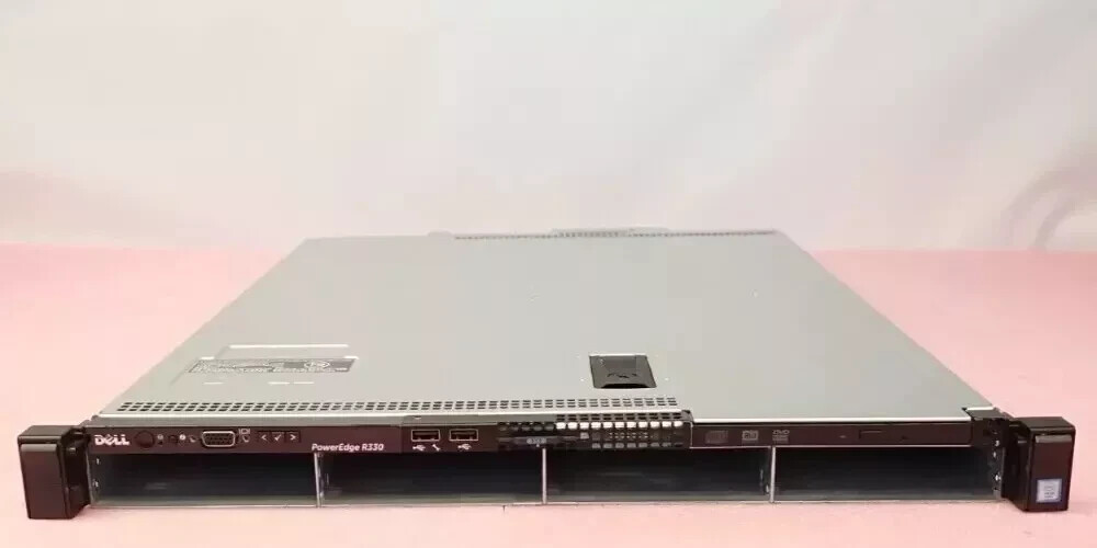 Dell PowerEdge R330 CTO Up to 1x E3-1200v5/v6 4-DIMM 4x 3.5″ Bay 1U Server