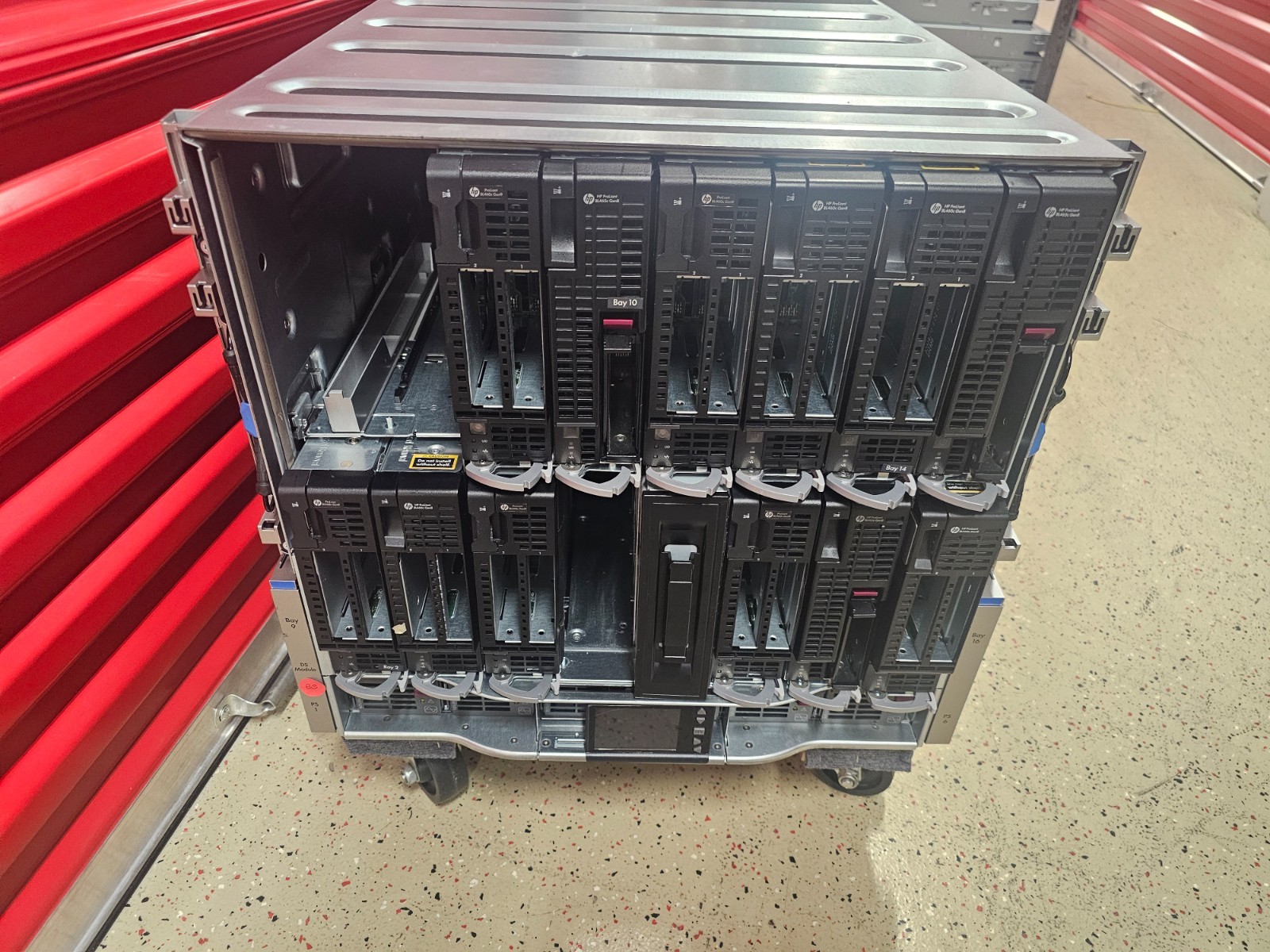 HPE C7000 G3 Blade System Enclosure 9 X ProLiant 460 Series Gen9