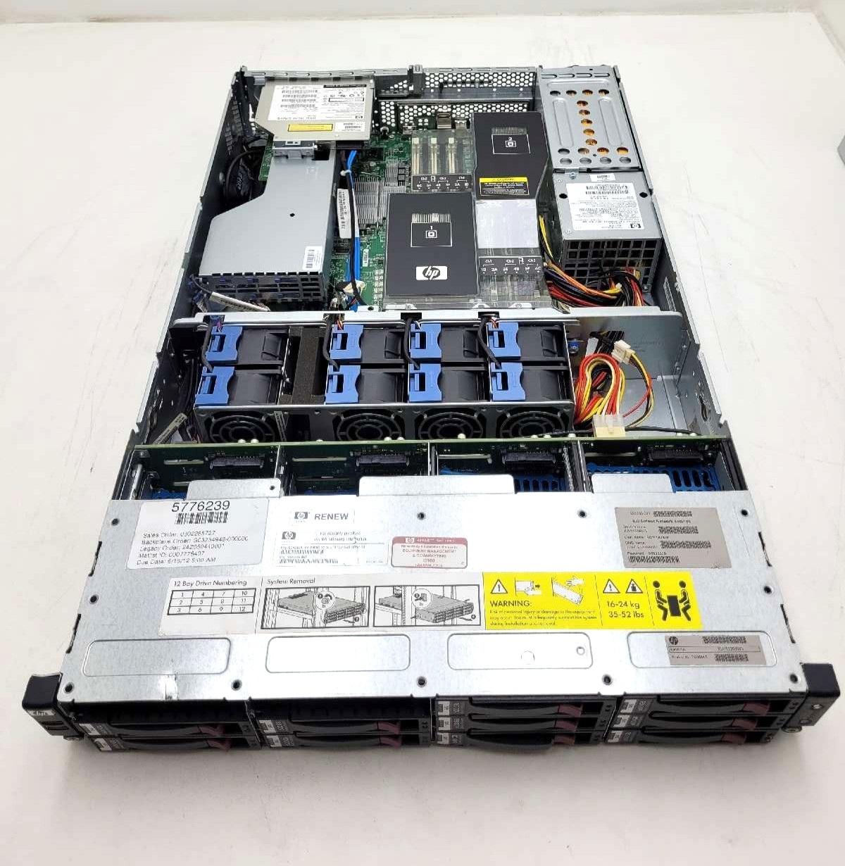 HP StorageWorks P4500 G2 2U Rackmount NAS Server Xeon E5520 10GB RAM No HDD