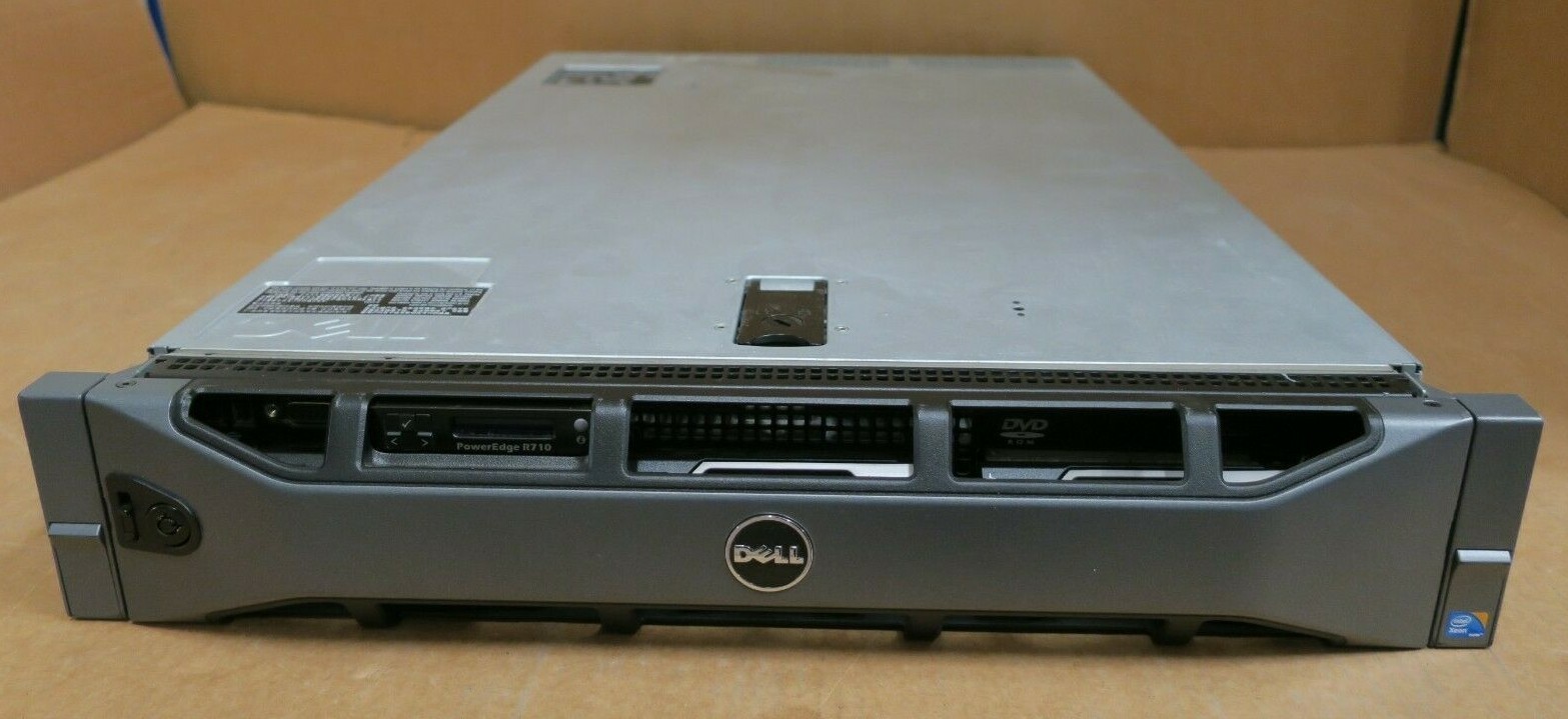 Dell PowerEdge R710 2 x Intel Xeon X5650 2.66GHz 24GB RAM 2x 1TB 3x 300GB Server