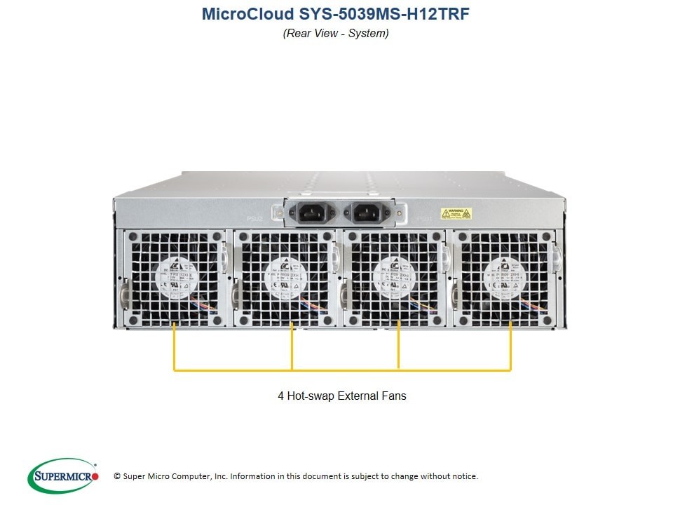 Supermicro 5039MS-H12TRF 12Node Server Support Intel Xeon E3-1200 v6/v5 CPU