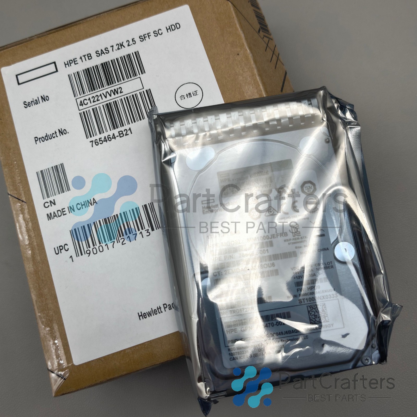 HP 1TB 7.2K SAS 12G 2.5 inch G8 G9 HDD hard drive 765464-B21 765872-001 US