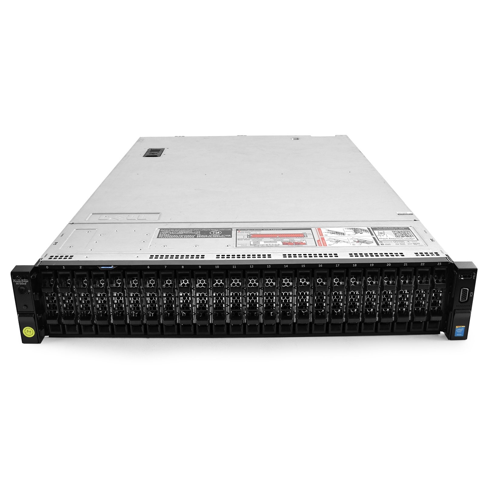 Dell PowerEdge R730xd Server 24B SFF 3.40Ghz 12-Core 64GB RAM + 11TB HDDs Rails