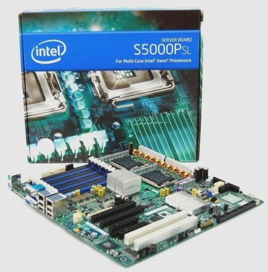 Intel S5000PSL Server Board For Multi-Core Xeon Processors (Brand New In Box)