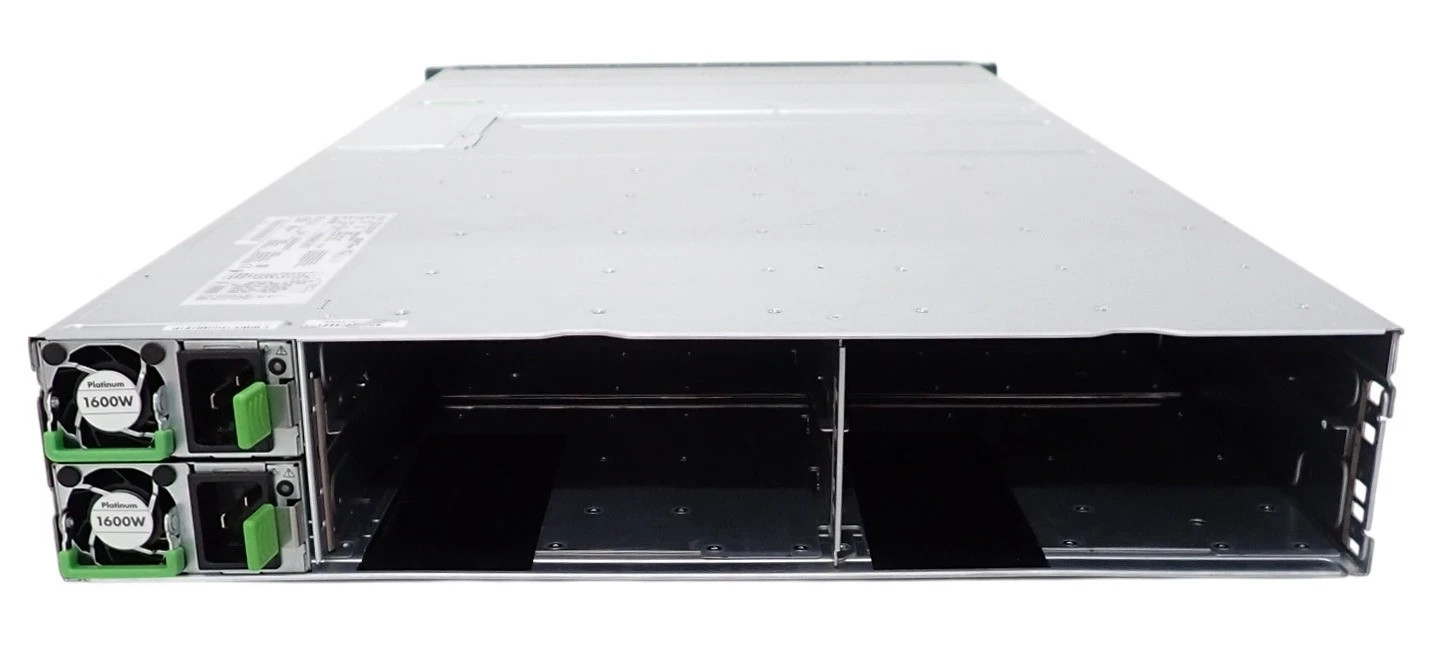 Fujitsu Primergy CX400 M4 24x 2.5″ Bay 2U Chassis 4x Half Width Node Slot 2x PSU