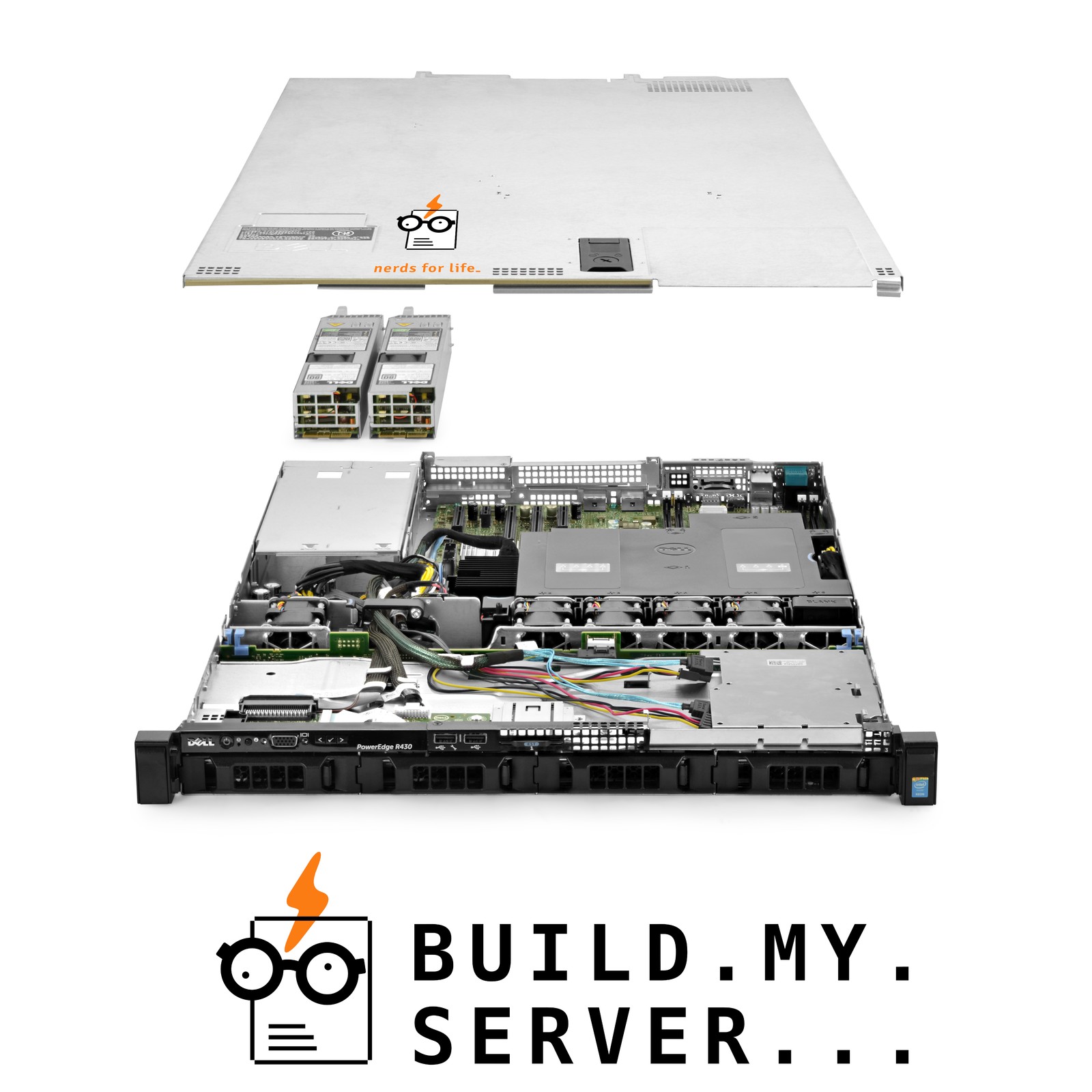 Dell PowerEdge R430 Server 2.50Ghz 24-Core 256GB RAM 960GB SATA SSDs +4x Caddies