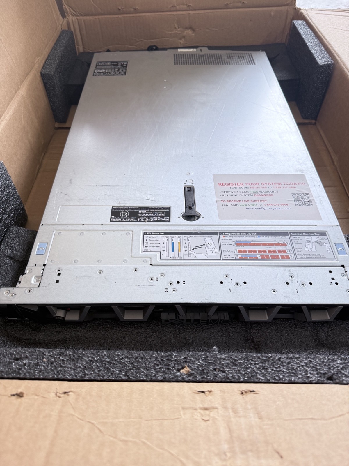 Dell PowerEdge R640 Server 384GB 2x Gold 6130 2.1GHz 32 Cores H730P 2x 1.2GB SAS