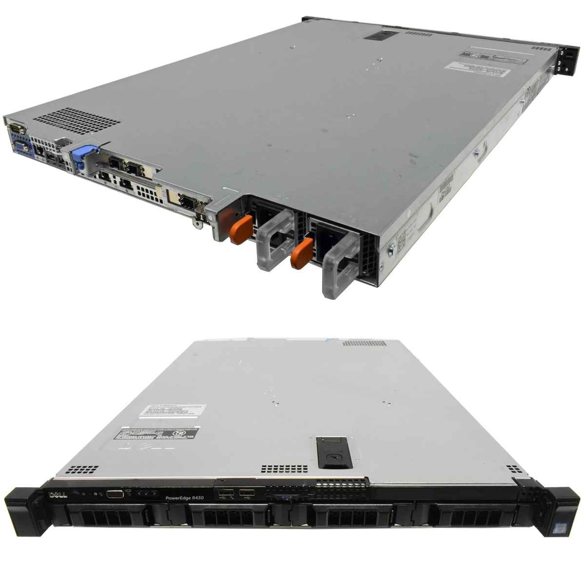 Dell PowerEdge R430 Server No CPU RAM DDR4 RAM 2x Cooler 4x LFF 3.5″ PERC H330