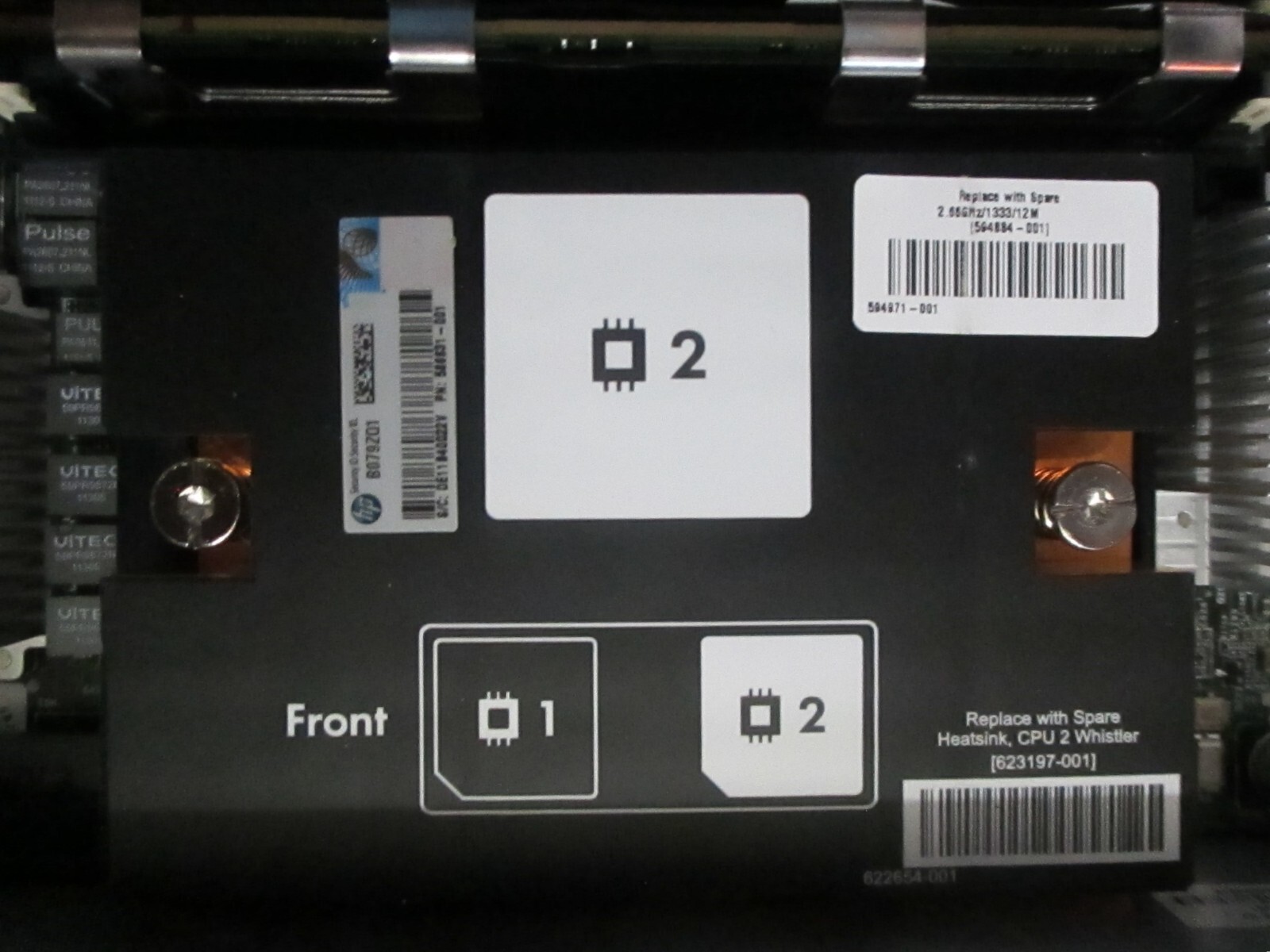 HP ProLiant 490c G7 Server Blade 603602-B21 2 – X5650 2.66 GHz 144 GB RAM
