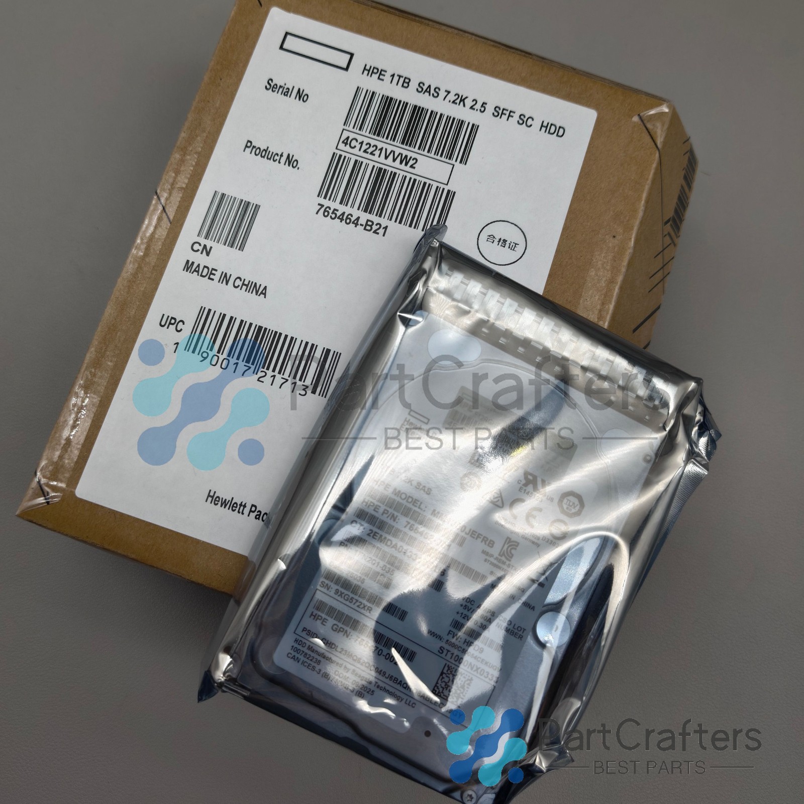 HP 1TB 7.2K SAS 12G 2.5 inch G8 G9 HDD hard drive 765464-B21 765872-001 US