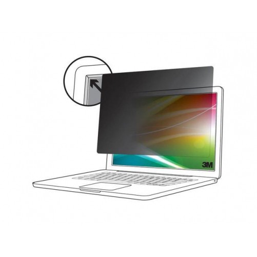 3M BP140W1B BRIGHT SCREEN PRIVACY FILTER FOR 14.0IN 16:10 LAPTOP
