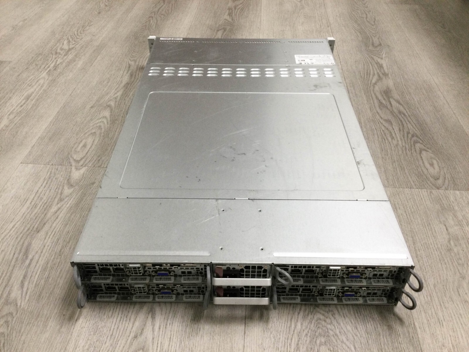 Rubrik R348 Supermicro 4x X10DRT-H node 2x 1620W Cloud Data No CPU, No RAM