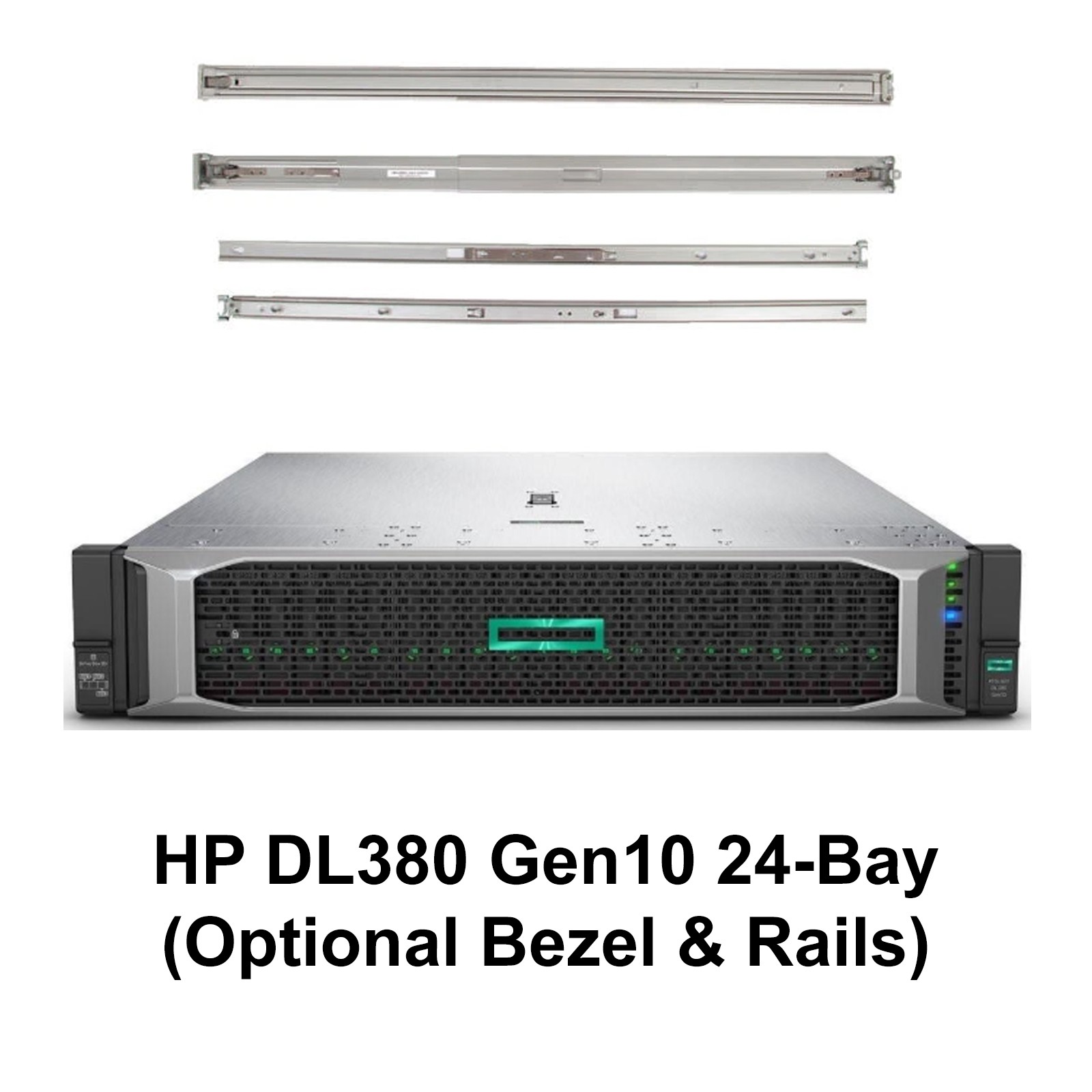 HP ProLiant DL380 G10 Server 2x Gold 6138 =40 Cores P408i 384GB RAM 2x 1.2TB SAS