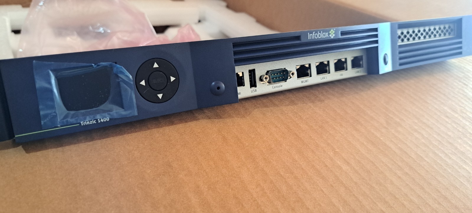 Infoblox Trinzic 1400 Rack-Mountable Network Server P/N: TE-1420-NS1GRID-AC