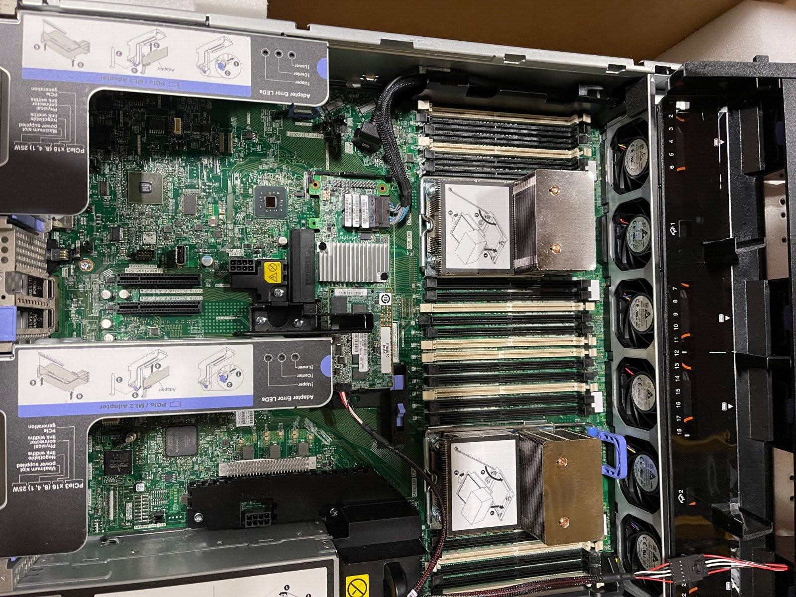 IBM LENOVO x3650 M5 8871-AC1 12 Bay 3.5 LFF 2U 2x E5-2630v3 32GB 2X PS Server