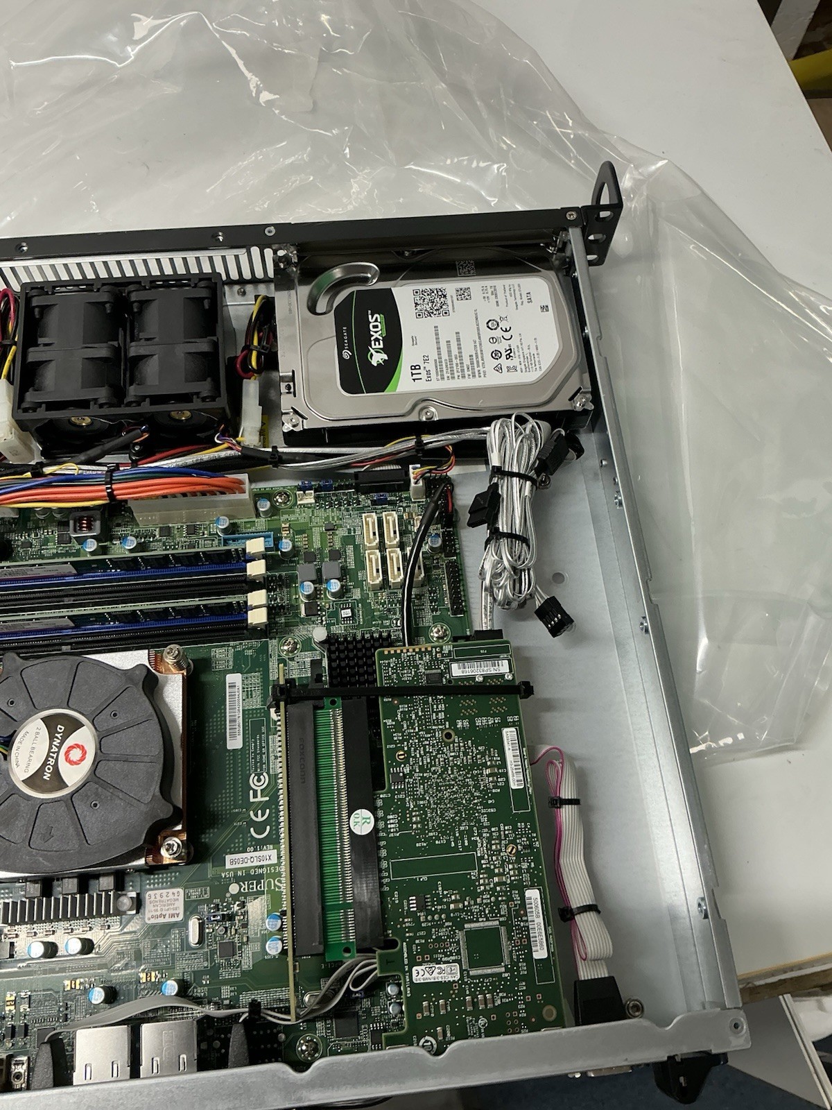 Supermicro X10SLM-F 1U Rack Server CSE-512 Xeon E3 DDR3 ECC/ Dual 1TB HDD W-785S