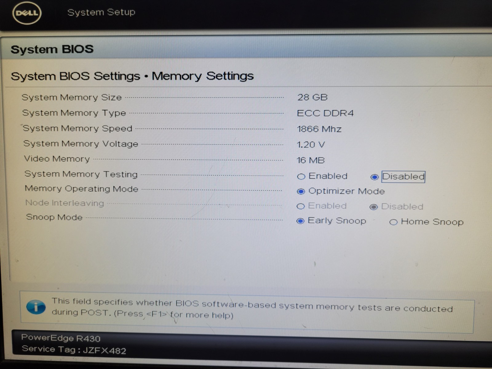 Dell Poweredge R430 Single Xeon E5-2623v3 3.0GHz 28GB RAM *No OS/HDD* | C719DS