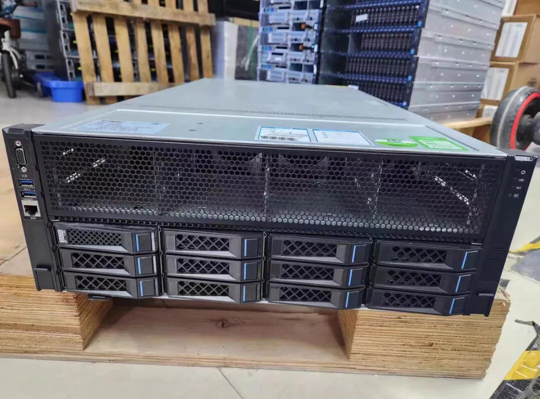 Inspur NF5468 M5 12X3.5″ 8GPU Server/2X Gold 6152 CPU /384G RAM/8X RTX4090 GPU