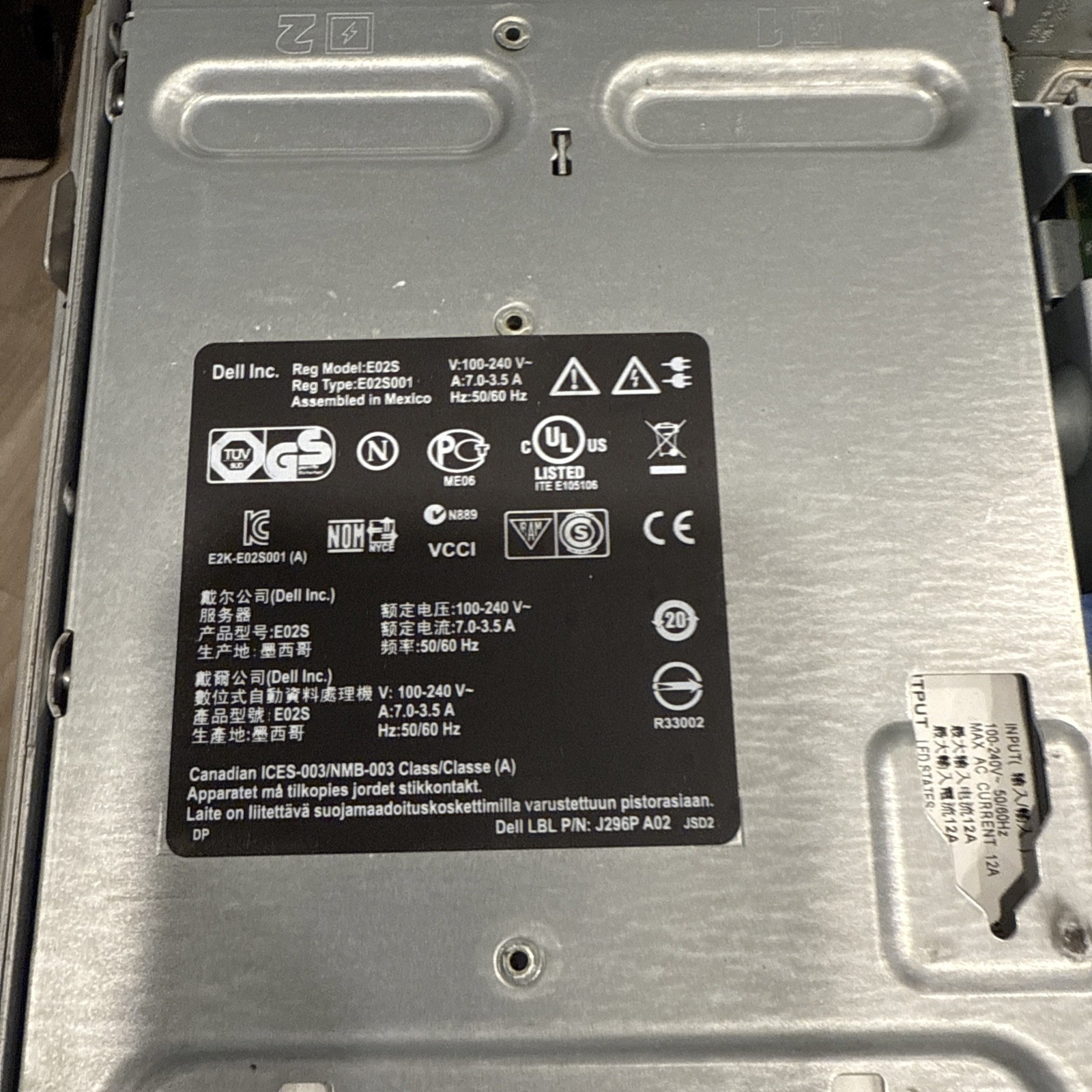 Dell PowerEdge R710 2 Processor 2.4GHz 24GB Ram No HDD